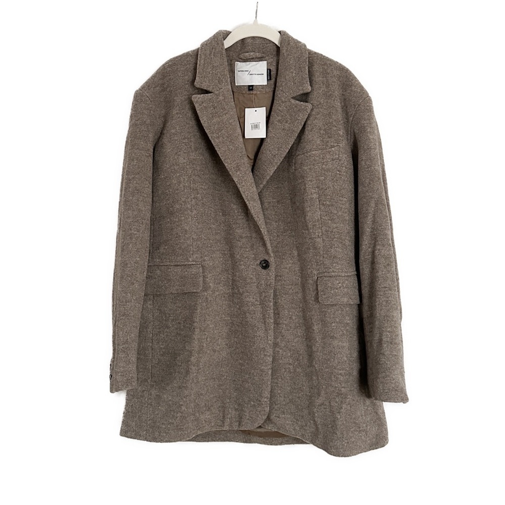 Vanessa Hong X Birgitte Herskind Wilma Blazer In Dark Morreto Size 2 US 34 NWT - Picture 5 of 6